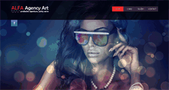 Desktop Screenshot of alfaagency-art.com