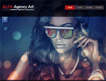 Tablet Screenshot of alfaagency-art.com